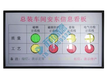 andon系统总装车间安东信息看板