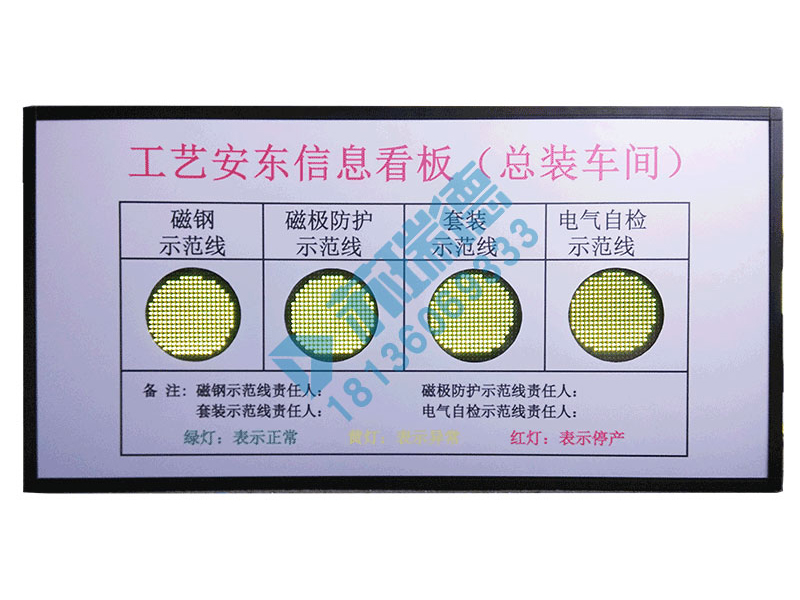 安灯系统工艺安东信息看板